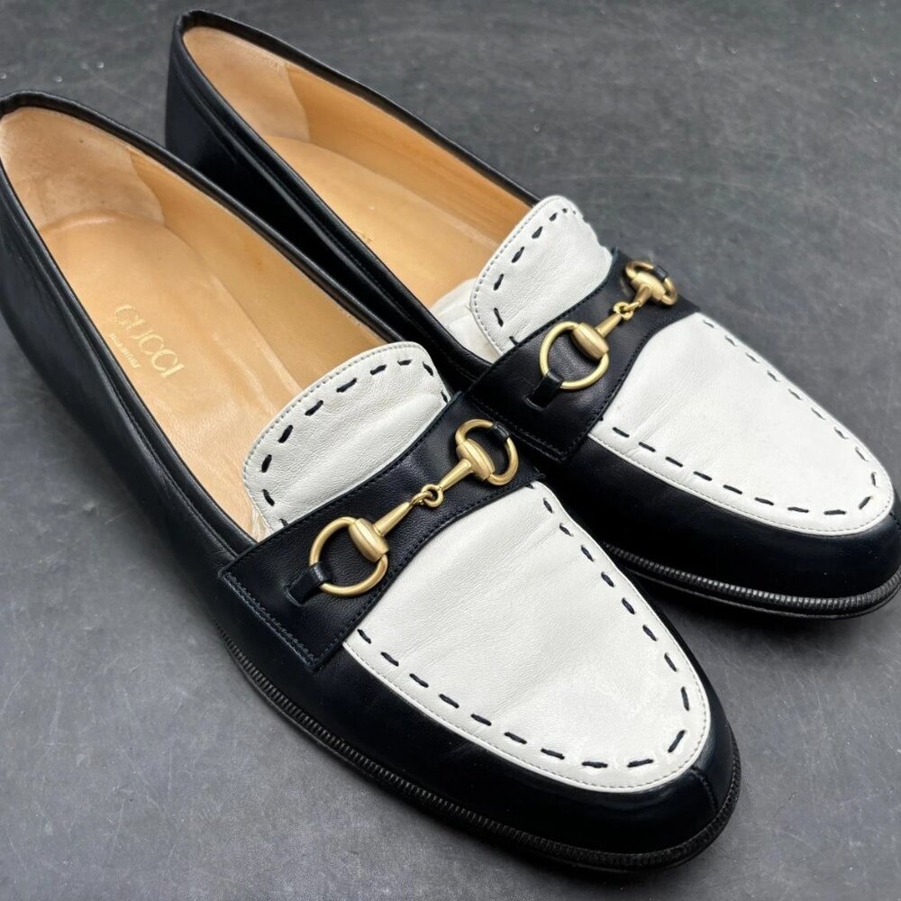 GUCCI Spectator Horse Bit Loafer Size 41.5 AA